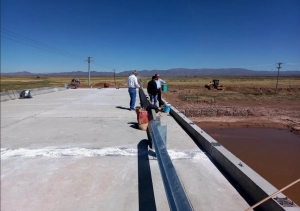 Las obras en Puente R&iacute;o Miraflores al 95%