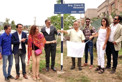 Impusieron el nombre de destacados profesionales de la arquitectura en calles del B&deg; Higuerilla