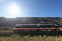 Tren Solar de la Quebrada.Turistas deslumbrados por el paisaje