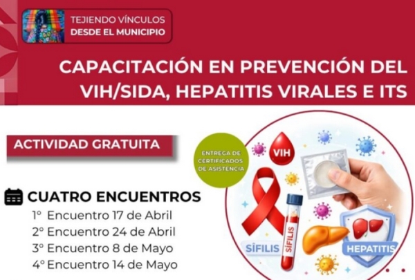 Capacitaci&oacute;n gratuita en prevenci&oacute;n del VIH, Hepatitis Virales e ITS
