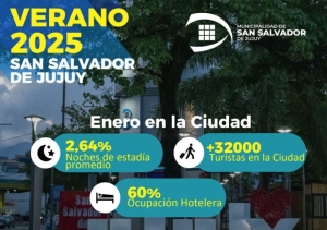 Más de 32 mil turistas recorrieron San Salvador de Jujuy
