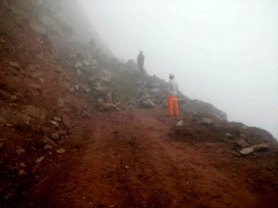 Trabajos viales y relevamientos en zonas afectadas por sismos