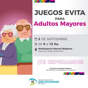 Juegos Evita para adultos mayores