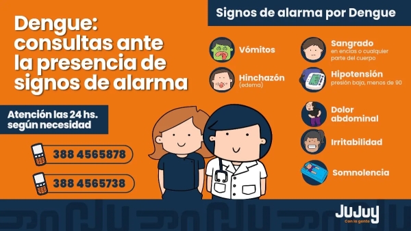 Dengue: Salud recuerda signos de alarma, ampl&iacute;a v&iacute;as a disposici&oacute;n para consulta