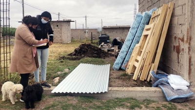 Asistencia a familias de Lozano por emergencia