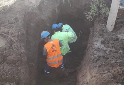 Repararon acueducto principal de La Esperanza