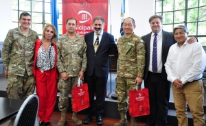 JORGE RECIBI&Oacute; LA VISITA DEL NUEVO JEFE DEL RIM 20 TTE. CORONEL HERN&Aacute;N AOKIS