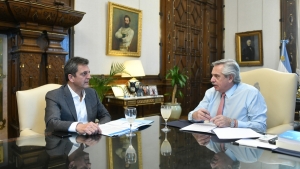 Alberto Fern&aacute;ndez se reuni&oacute; con Massa para evaluar las medidas y la "hoja de ruta"