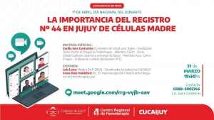 Actividades por el D&iacute;a Nacional del Donante de C&eacute;lulas Madre.