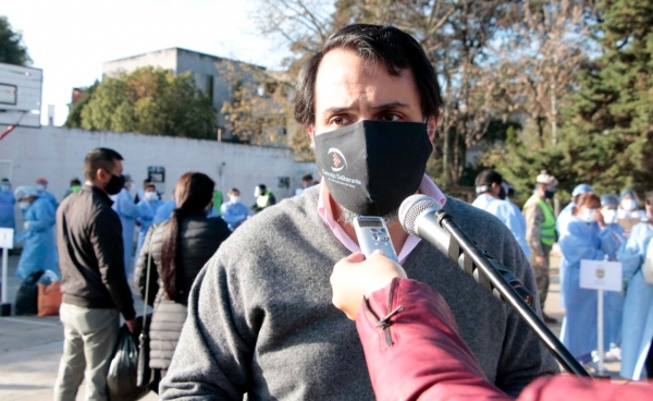 El "rastrillaje"que busca al Covid recorrio Cuyaya