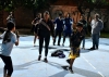 Concejales acompañan la remodelación del polideportivo