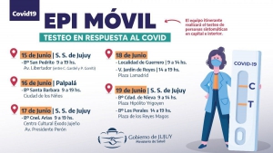 Comienza el trabajo del "Epi M&oacute;vil" para testeo masivo