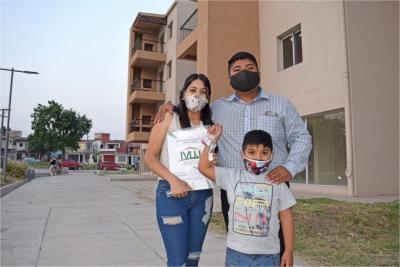 El IVUJ entrego 14 viviendas en Alto Comedero