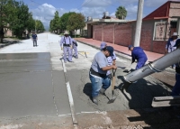 Finaliz&oacute; la pavimentaci&oacute;n de calles en barrio ADEP