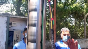 Agua Potable instal&oacute; bomba en Fraile Pintado