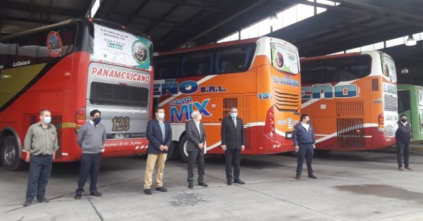 Transporte interjurisdiccional se suman a la campa&ntilde;a "Con Casco Siempre"