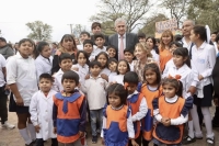 Morales inaugur&oacute; simult&aacute;neamente tres nuevos edificios educativos