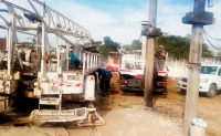 Pozo profundo para suministrar agua en San Pedro