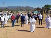 Relevamiento sanitario en asentamiento de Libertador