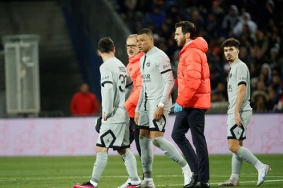 Mbapp&eacute; tiene un desgarro y se pierde la ida ante el Bayern M&uacute;nich