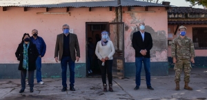 En marco de la delicada situaci&oacute;n epidemiol&oacute;gica Morales recorri&oacute; Libertador, Calilegua y Fraile Pintado