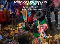 El 1 ceremonia a la Pachamama en el Parque Xibi Xibi