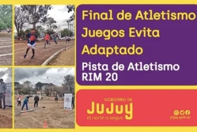Final de Atletismo de Juegos Evita Adaptado 2022