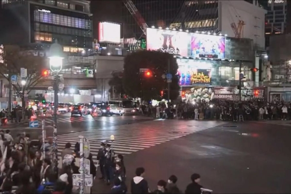 Una particular locura invadió las calles de Tokio tras la victoria ante Alemania