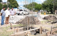 Jorge supervis&oacute; el avance de obra del quinto Multiespacio