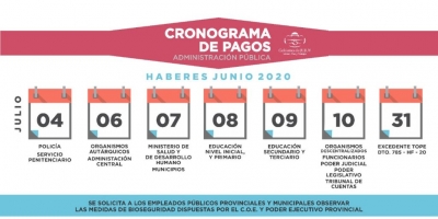El s&aacute;bado pagan a estatales
