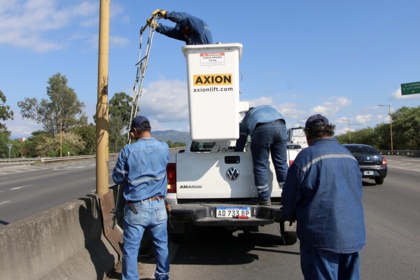 Trabajo integral de mantenimiento sobre las avenidas General Arias y Savio