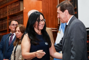 Sadir particip&oacute; del acto de asunci&oacute;n de la jueza Mercedes Arias