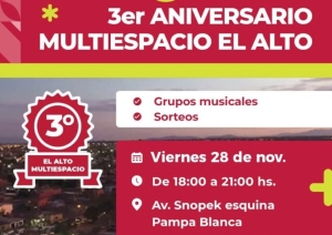 El Multiespacio El Alto celebra su 3&deg; aniversario