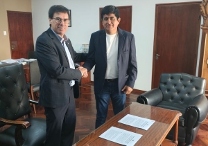 Hacienda firm&oacute; un convenio con el municipio de La Mendieta