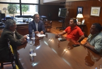 Bernis recibi&oacute; al Intendente de localidad de Santa Clara