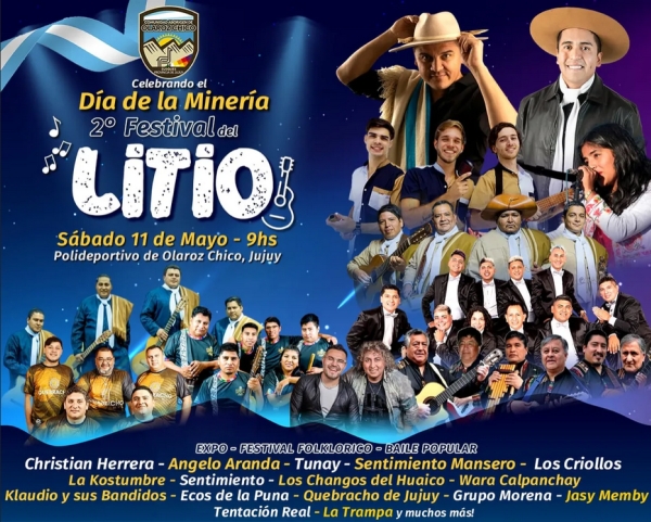 Festival del Litio este s&aacute;bado en Olaroz