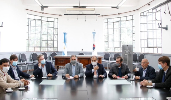 Ra&uacute;l Jorge recibi&oacute; la visita del Ministro Alvarez Garc&iacute;a