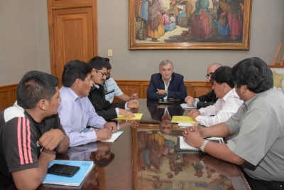 MORALES RECIBI&Oacute; A INTENDENTES Y COMISIONADOS DE QUEBRADA Y PUNA