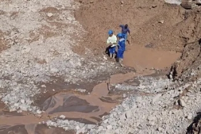Tras descomunal crecida del R&iacute;o Purmamarca, Agua Potable de Jujuy repar&oacute; acueductos y normaliz&oacute; el servicio