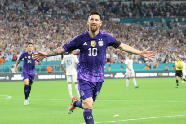 Argentina le ganó a Honduras, con un golazo de Messi