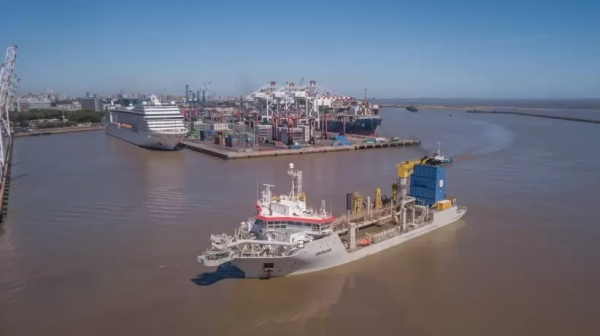 Compa&ntilde;&iacute;a Sud Americana de Dragados, clave en la reactivaci&oacute;n de la temporada de cruceros 2023 en Buenos Aires
