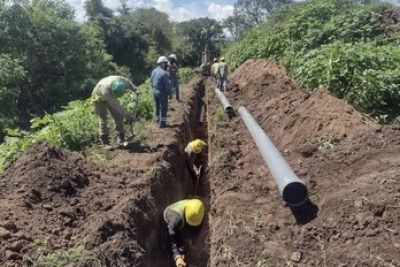 Agua Potable de Jujuy avanza con la obra en el nuevo acueducto para la zona industrial de Perico