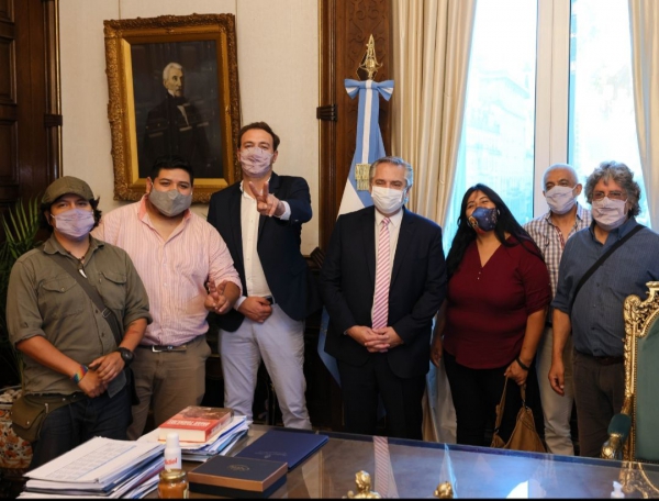 Dirigentes del PJ destacan compromiso del Presidente