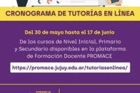 Convocan a docentes a participar de las tutor&iacute;as en l&iacute;nea del programa de Formaci&oacute;n del PROMACE