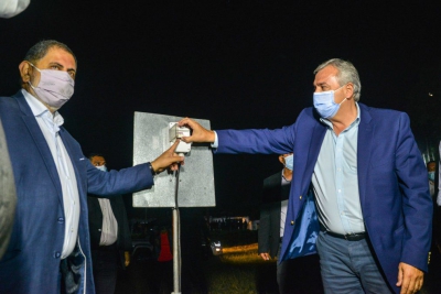 Morales: "Hacer obras, es progreso"