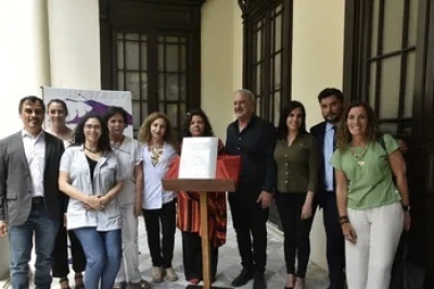 Vizzotti y Bouhid visitaron los hospitales San Roque y Pablo Soria