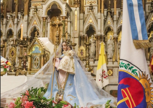 Virgen de R&iacute;o Blanco en la Bas&iacute;lica de Luj&aacute;n