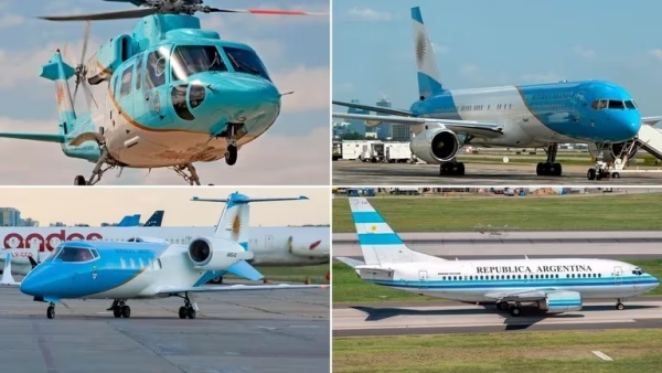 Javier Milei le transferir&aacute; a la Fuerza A&eacute;rea toda su flota de aviones, incluido el ARG 01 comprado por Alberto Fern&aacute;ndez