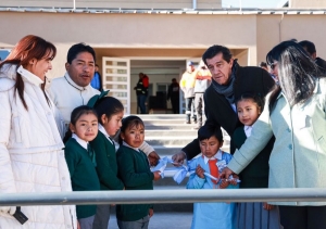 Sadir inauguró la Escuela Primaria N° 211 en Olaroz Chico