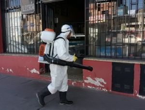 Campa&ntilde;a de desinfecci&oacute;n en Capital